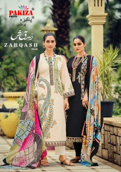 PAKIZA PRINTS ZARQASH VOL 99 KASHMIRI LAWN SUITS