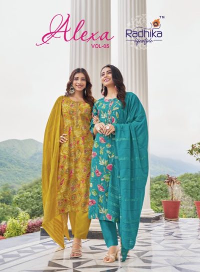 RADHIKA LIFESTYLE ALEXA VOL 5 READYMADE KURTIS