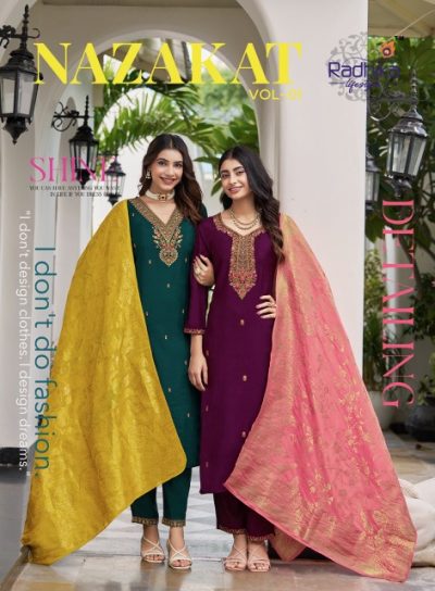RADHIKA LIFESTYLE NAZAKAT VOL 1 READYMADE KURTIS
