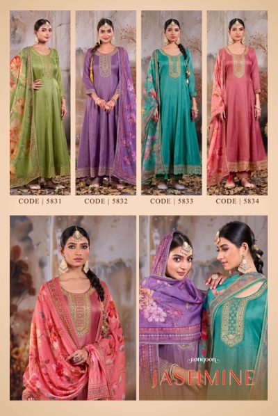 RANGOON JASHMINE READYMADE HAND WOR KURTIS