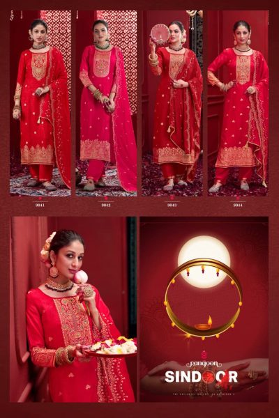 RANGOON SINDOOR READYMADE HAND WORK KURTIS