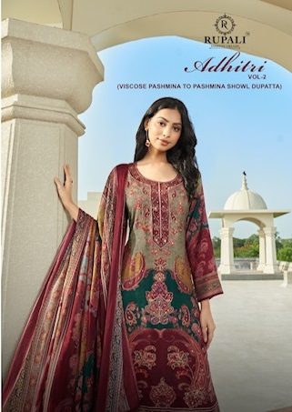 RUPALI FASHION ADHITRI VOL 2 PASHMINA WINTER SUITS