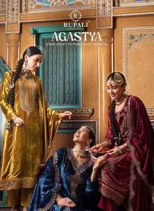 RUPALI FASHION AGASTYA PURE VELVET WINTER SUITS