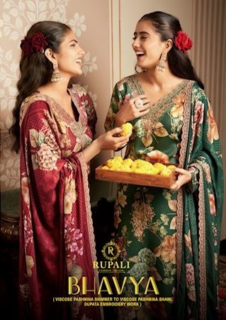 RUPALI FASHION BHAVYA PASHMINA WINTER SUITS CATALOG