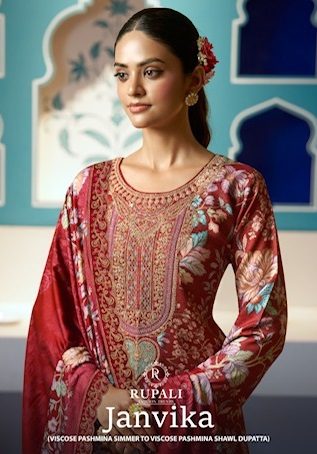RUPALI FASHION JANVIKA PASHMINA WINTER SUITS
