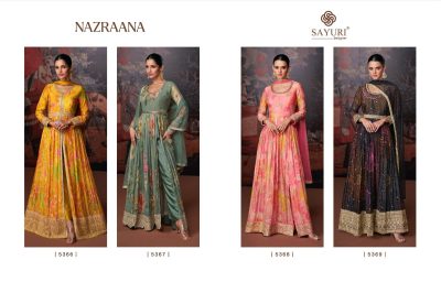 SAYURI DESIGNER NAZRAANA PARTY WEAR SUITS CATALOG