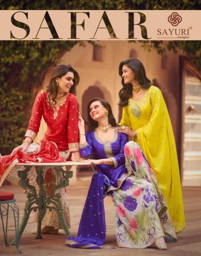 SAYURI DESIGNER SAFAR CHINNON SILK SUITS CATALOG