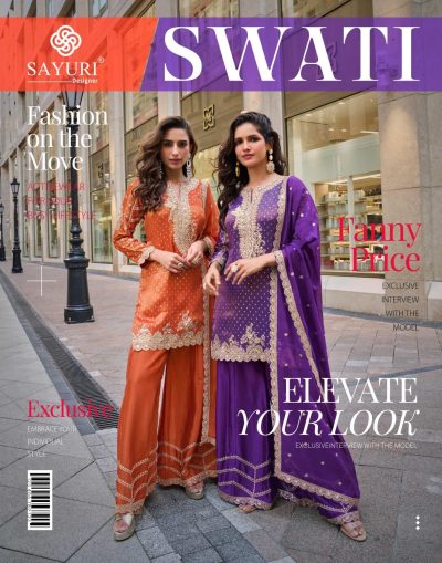 SAYURI DESIGNER SWATI READYMADE SUITS CATALOG