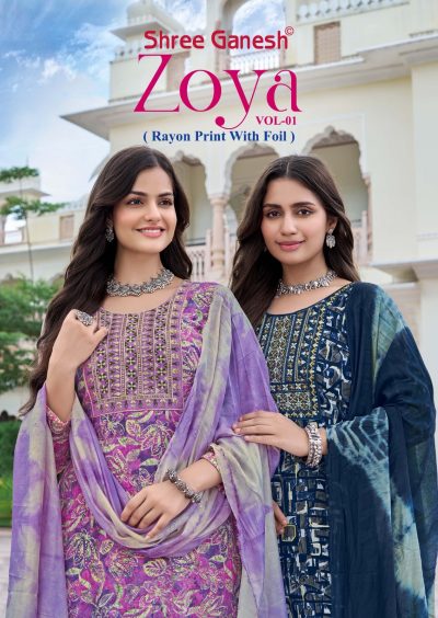SHREE GANESH ZOYA VOL 1 READYMADE KURTIS SUPPLIER