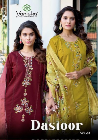 VANISKA DASTOOR VOL 1 READYMADE KURTIS CATALOG