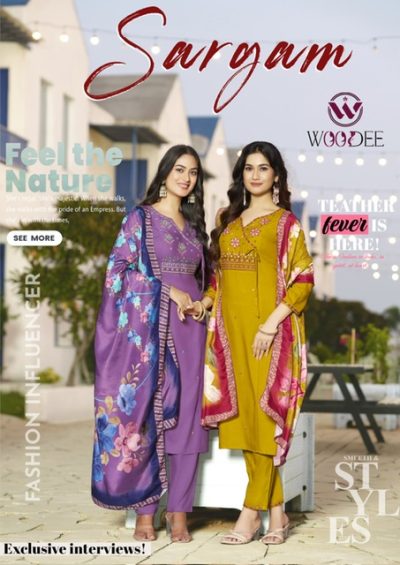 WOODEE SARGAM READYMADE HAND WORK KURTIS