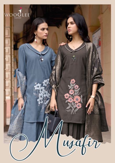 WOOGLEE FASHION MUSAFIR READYMADE HAND WORK KURTIS