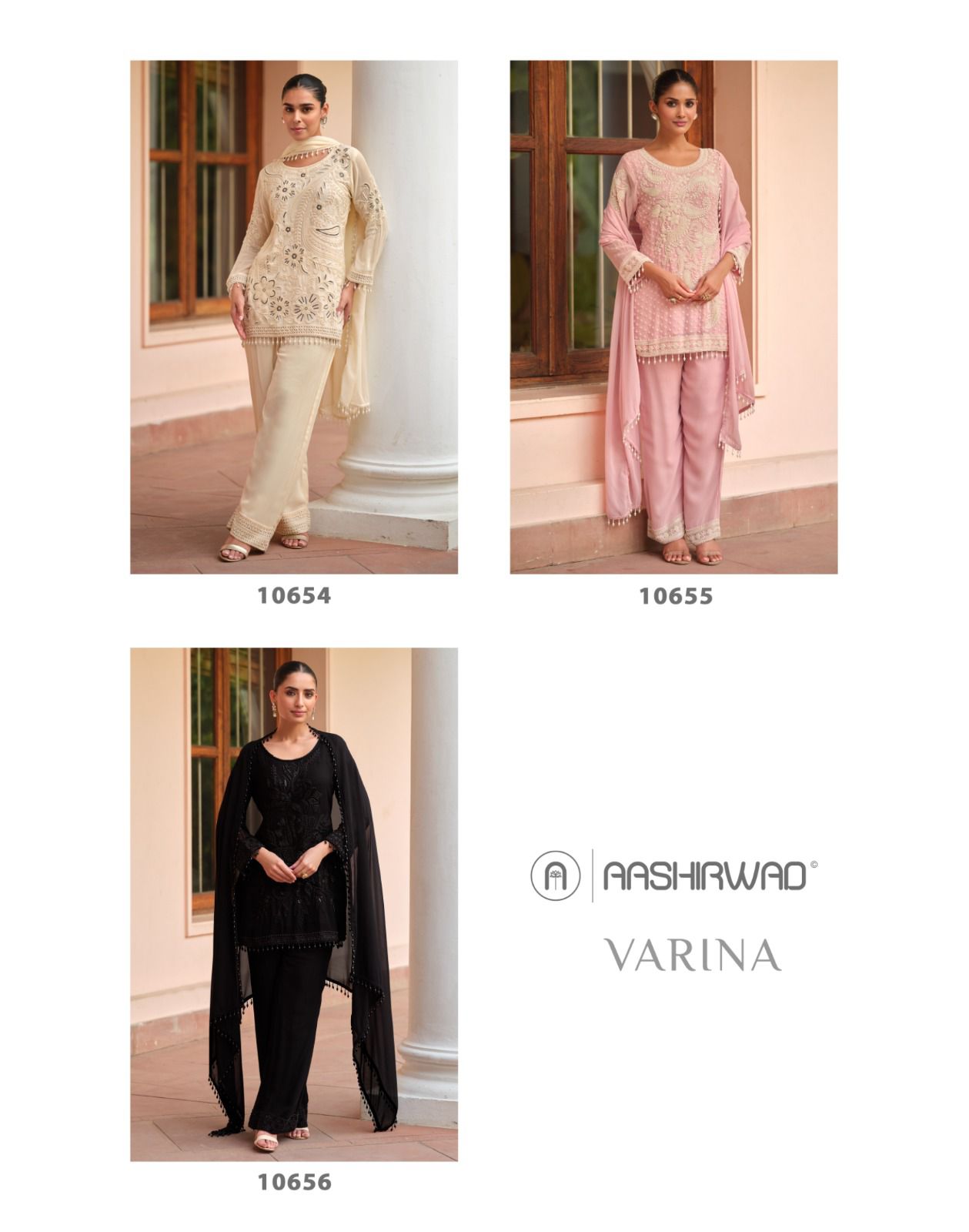 AASHIRWAD MOR BAGH VARINA PREMIUM GEORGETTE SUIT