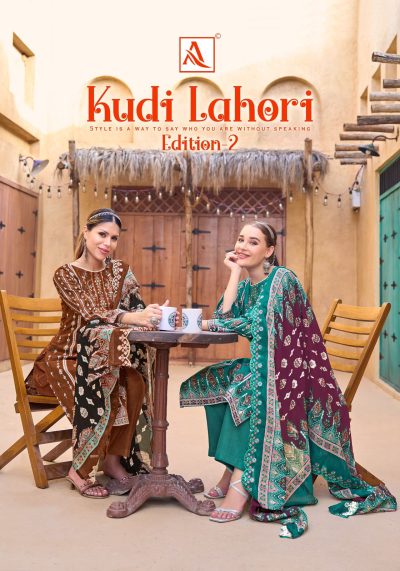 ALOK SUITS KUDI LAHORI EDITION 2 CAMBRIC COTTON SUIT