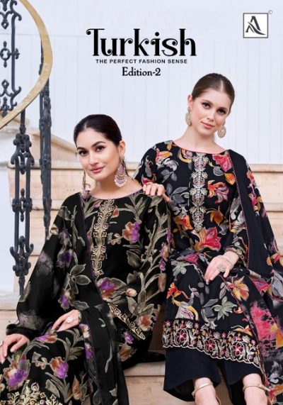 ALOK SUITS TURKISH EDITION 2 LATEST CATALOGUE