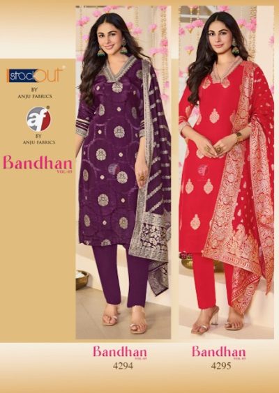 ANJU FABRICS BANDHAN VOL 5 READYMADE KURTIS