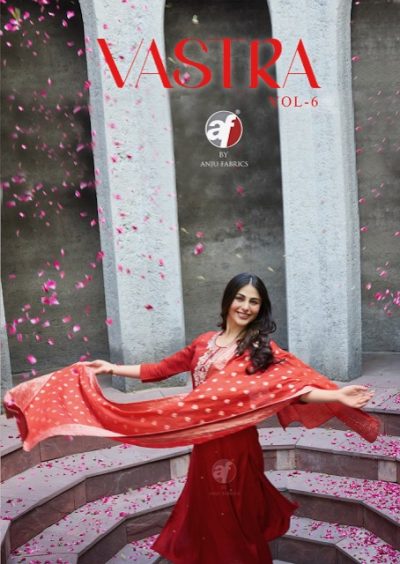ANJU FABRICS VASTRA VOL 6 READYMADE KURTIS CATALOG