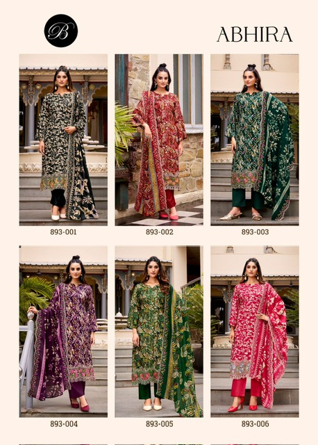 BELLIZA DESIGNER ABHIRA PURE COTTON SUITS CATALOG