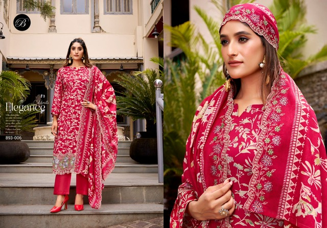 BELLIZA DESIGNER ABHIRA PURE COTTON SUITS CATALOG