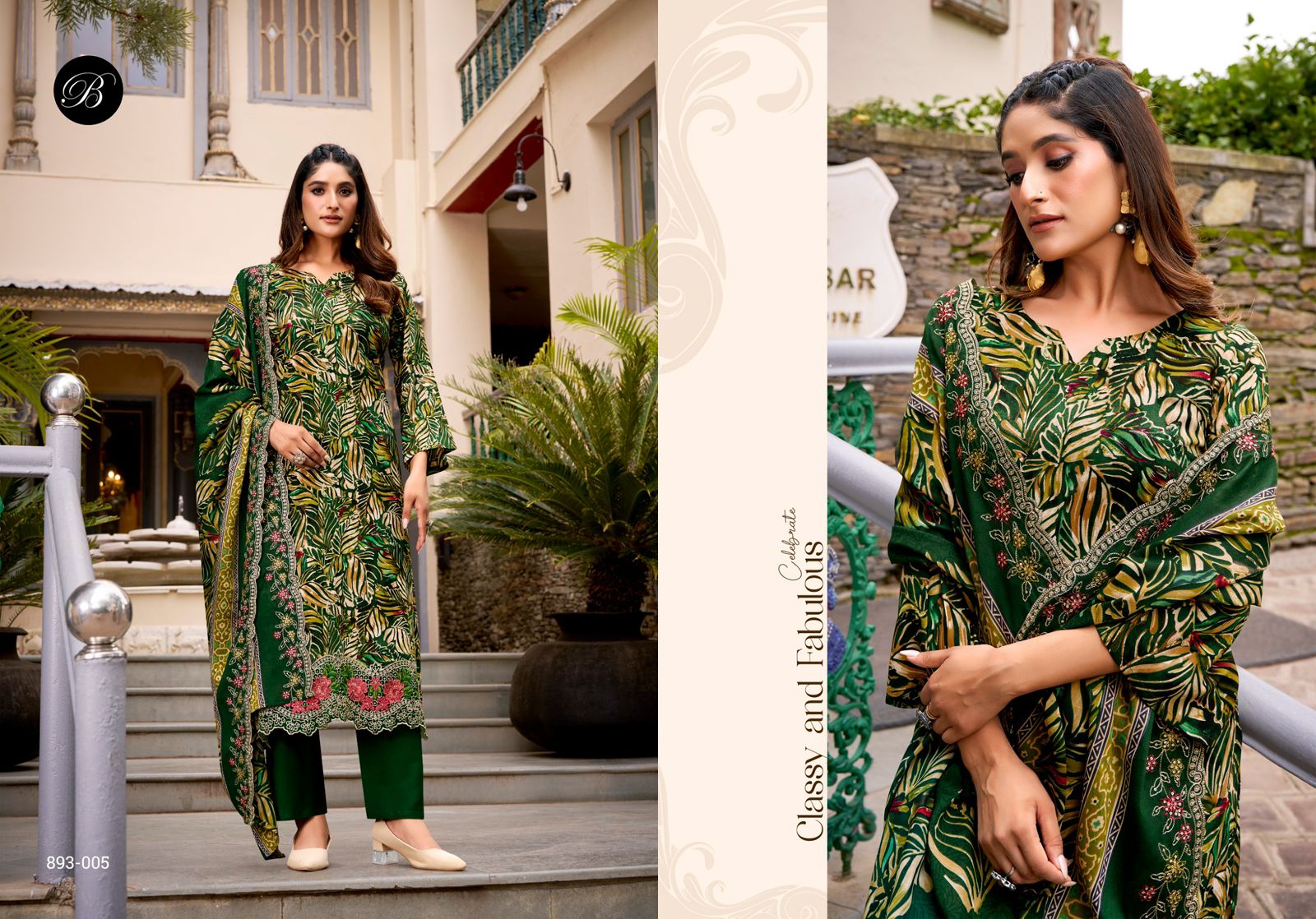 BELLIZA DESIGNER ABHIRA PURE COTTON SUITS CATALOG