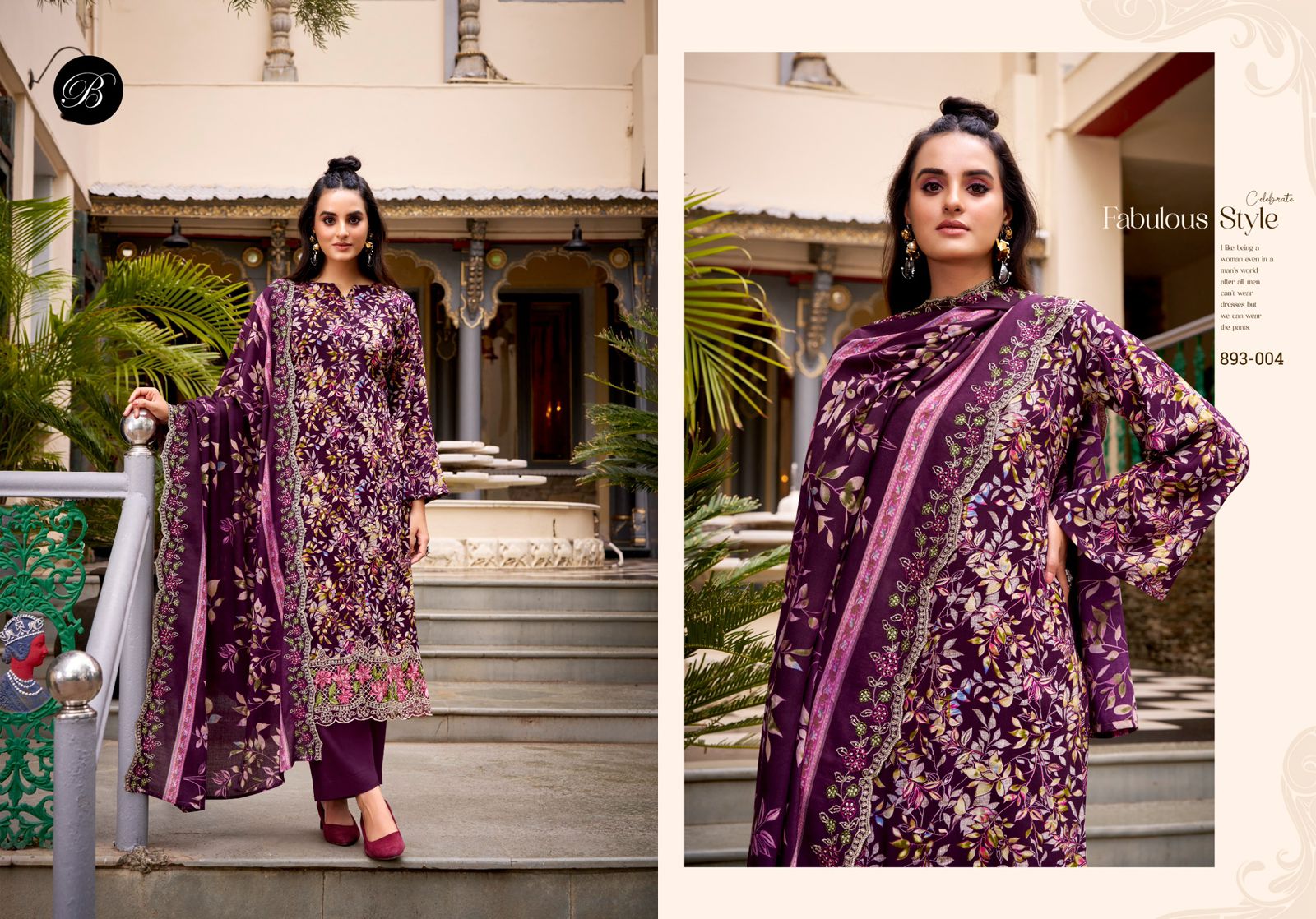 BELLIZA DESIGNER ABHIRA PURE COTTON SUITS CATALOG