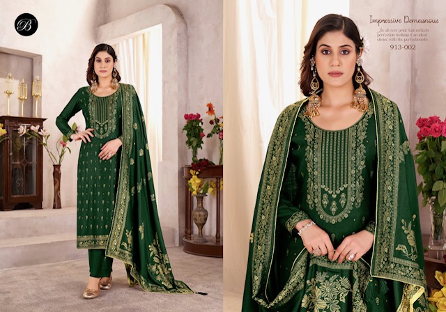 BELLIZA DESIGNER NIMRA PURE VISCOSE PASHMINA SUITS