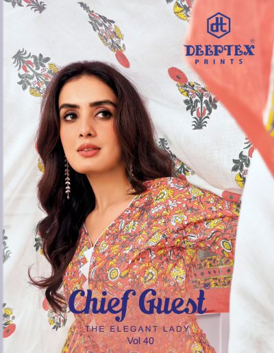 DEEPTEX PRINTS CHIEF GUEST VOL 40 COTTON SUITS
