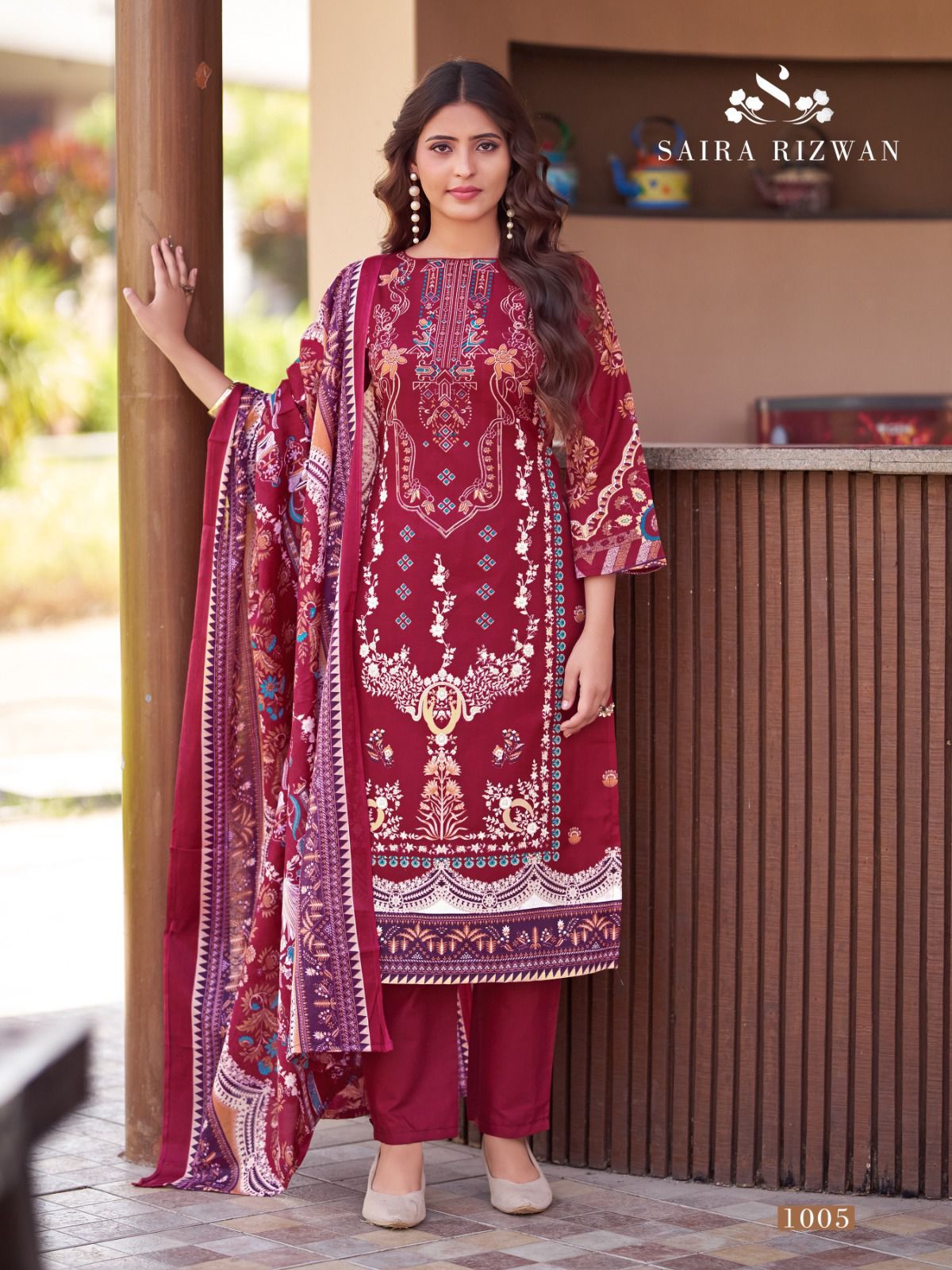 GANESHA SAIRA RIZWAN VOL 1 COTTON KARACHI SUITS