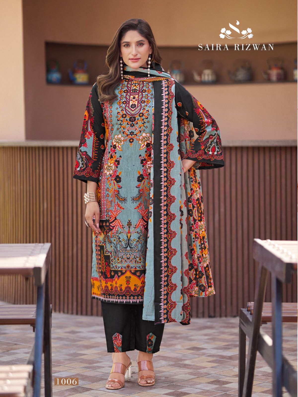 GANESHA SAIRA RIZWAN VOL 1 COTTON KARACHI SUITS