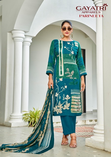 GAYATRI APPARELS PARINEETA VOL 1 PURE COTTON SUITS