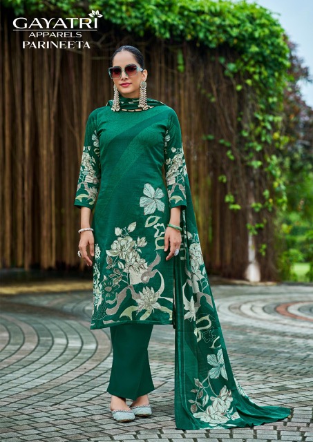 GAYATRI APPARELS PARINEETA VOL 1 PURE COTTON SUITS