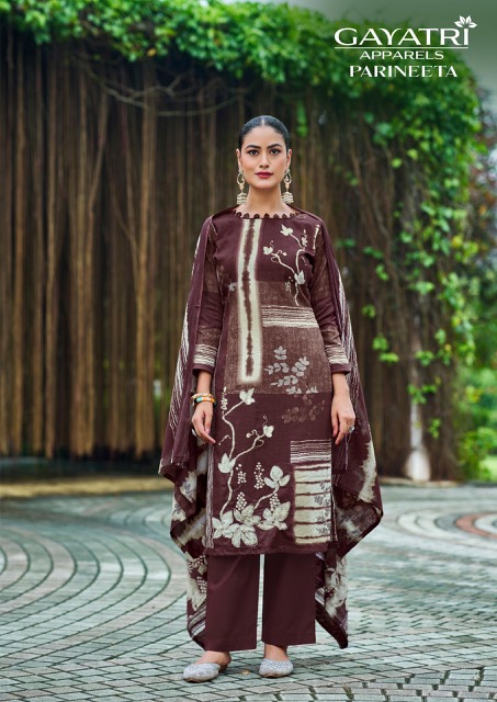 GAYATRI APPARELS PARINEETA VOL 1 PURE COTTON SUITS