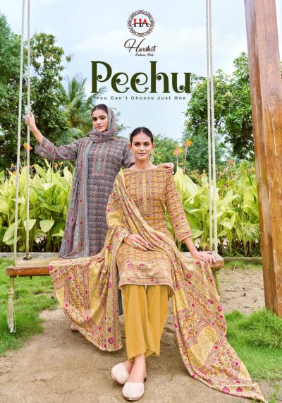 HARSHIT FASHION PEEHU PASHMINA WINTER SUITS