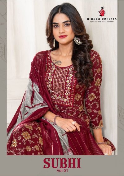 HIAARA DRESSES SURBHI VOL 1 READYMADE KURTIS CATALOG