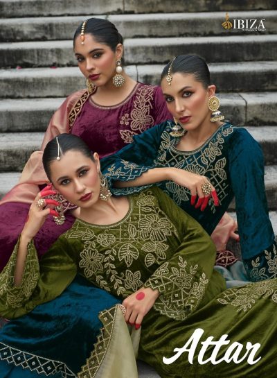 IBIZA ATTAR PURE VELVET WINTER SUITS CATALOGUE