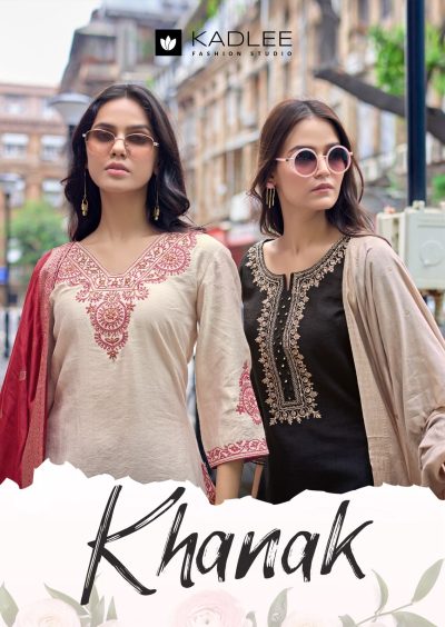 KADLEE KHANAK READYMADE HAND WORK KURTI CATALOG