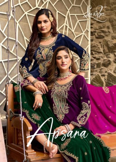 LEVISHA APSARA PURE VELVET WINTER SUITS CATALOG
