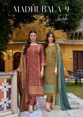 LEVISHA MADHUBALA VOL 9 CAMRIC LAWN SUITS CATALOG