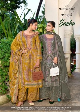 MUMTAZ ARTS SNEHA PURE VISCOSE PASHMINA SUITS
