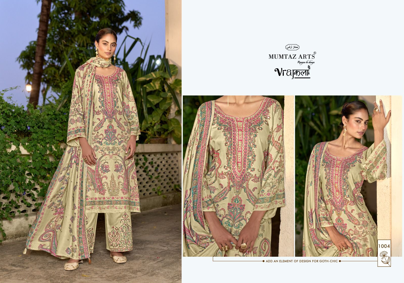 MUMTAZ ARTS SNEHA PURE VISCOSE PASHMINA SUITS