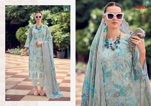 PAKIZA PRINTS HUMNAWA VOL 8 KASHMIRI LAWN SUITS