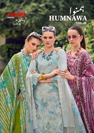 PAKIZA PRINTS HUMNAWA VOL 8 KASHMIRI LAWN SUITS