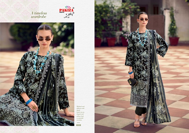 PAKIZA PRINTS HUMNAWA VOL 8 KASHMIRI LAWN SUITS