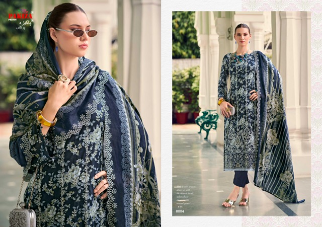 PAKIZA PRINTS HUMNAWA VOL 8 KASHMIRI LAWN SUITS