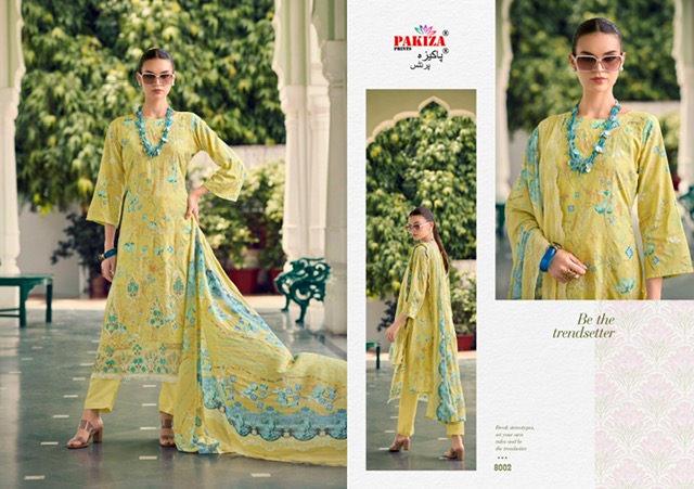 PAKIZA PRINTS HUMNAWA VOL 8 KASHMIRI LAWN SUITS