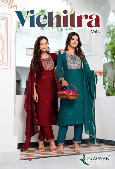 PRAGYAN VICHITRA VOL 2 READYMADE KURTIS CATALOG