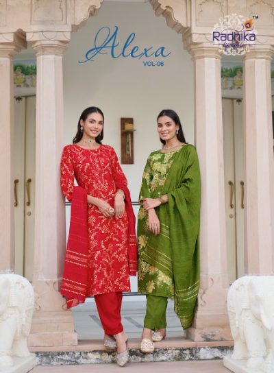 RADHIKA LIFESTYLE ALEXA VOL 6 READYMADE KURTIS