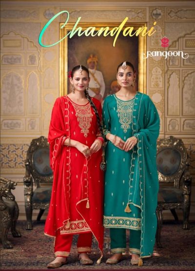 RANGOON CHANDANI READYMADE HAND WORK KURTIS