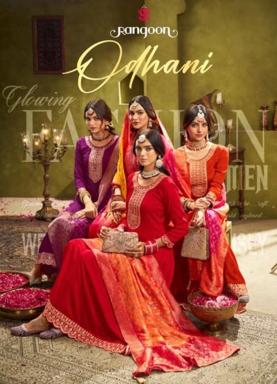 RANGOON ODHANI READYMADE ANARKALI HAND WORK KURTIS