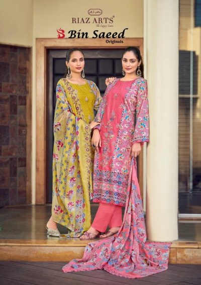 RIAZ ARTS BIN SAEED ORIGINALS PURE COTTON SUITS CATALOG